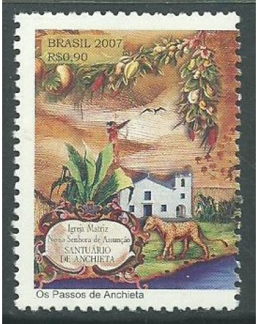 C2681 PASSOS DE ANCHIETA - SANTUÁRIO 2007 - 10.858 Mint